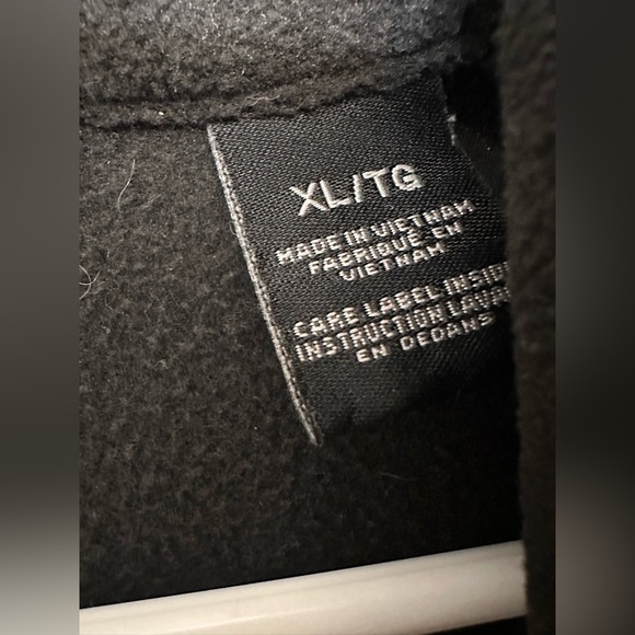 Marmot Polartec Fleece Jacket Black Long Sleeve Full Zip - Picture 8 of 9